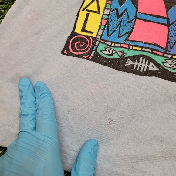 VTG 1990 Nocturnal Beach Club T-Shirt Mens M Single Stitch USA Made - Picture 4 of 13